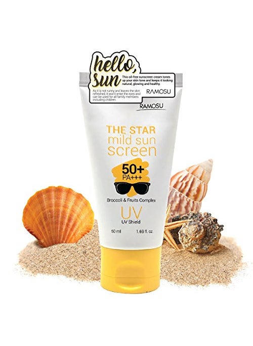 RAMOSU Age Shield Face Lotion Mild Sunscreen Spf50 Pa 50ml 
