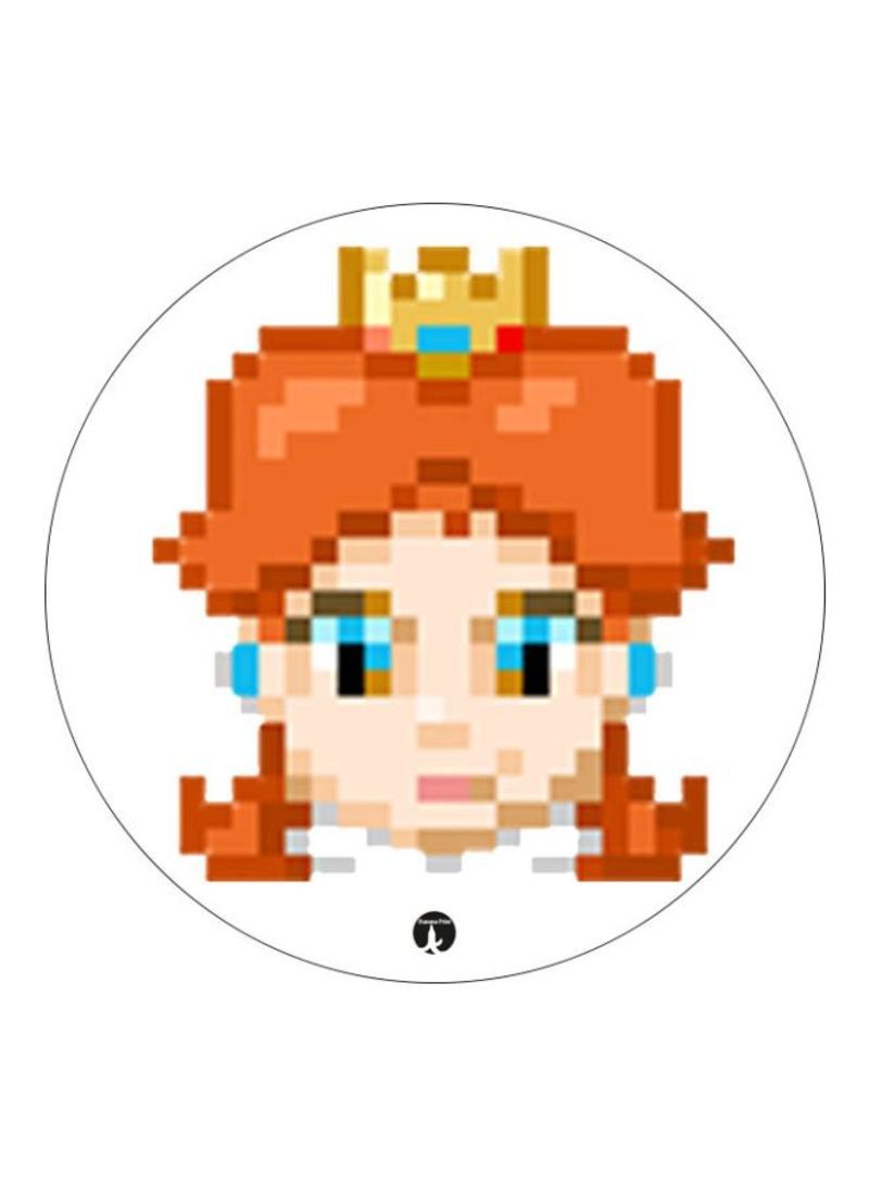 RKN Super Mario Printed Mousepad Beige/Red/Gold