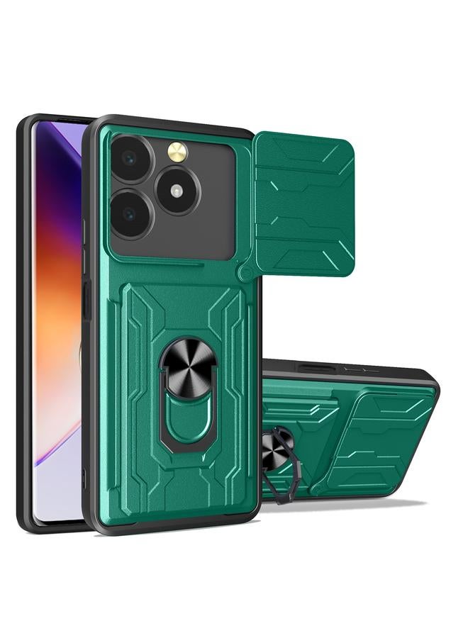 S-TOP Case For Realme C61 / C63 Sliding Camshield TPU+PC Phone Case with Card Slot - Image 1