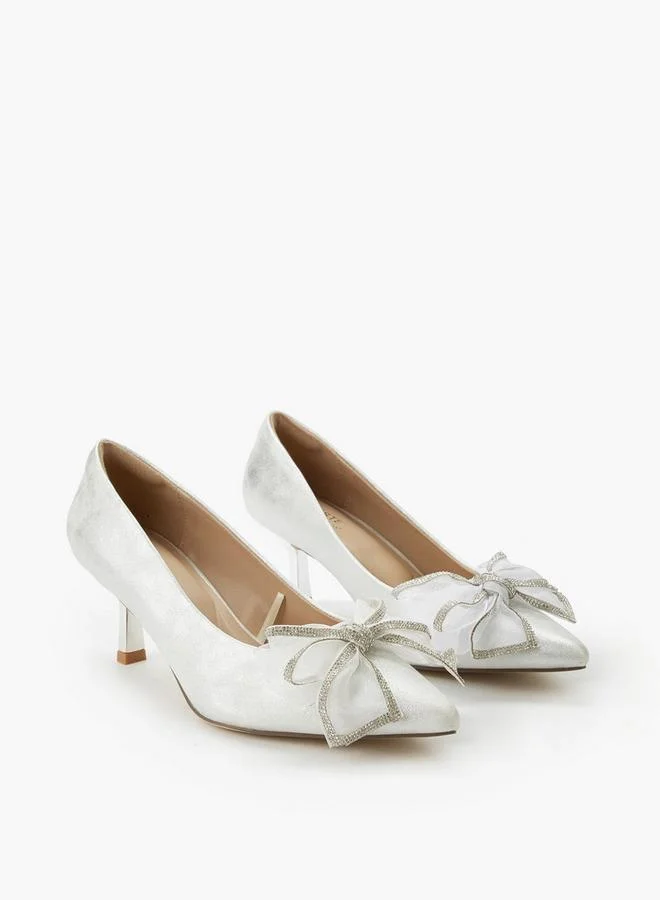 Celeste Women Kitten Heel Pumps Ramadan Collection