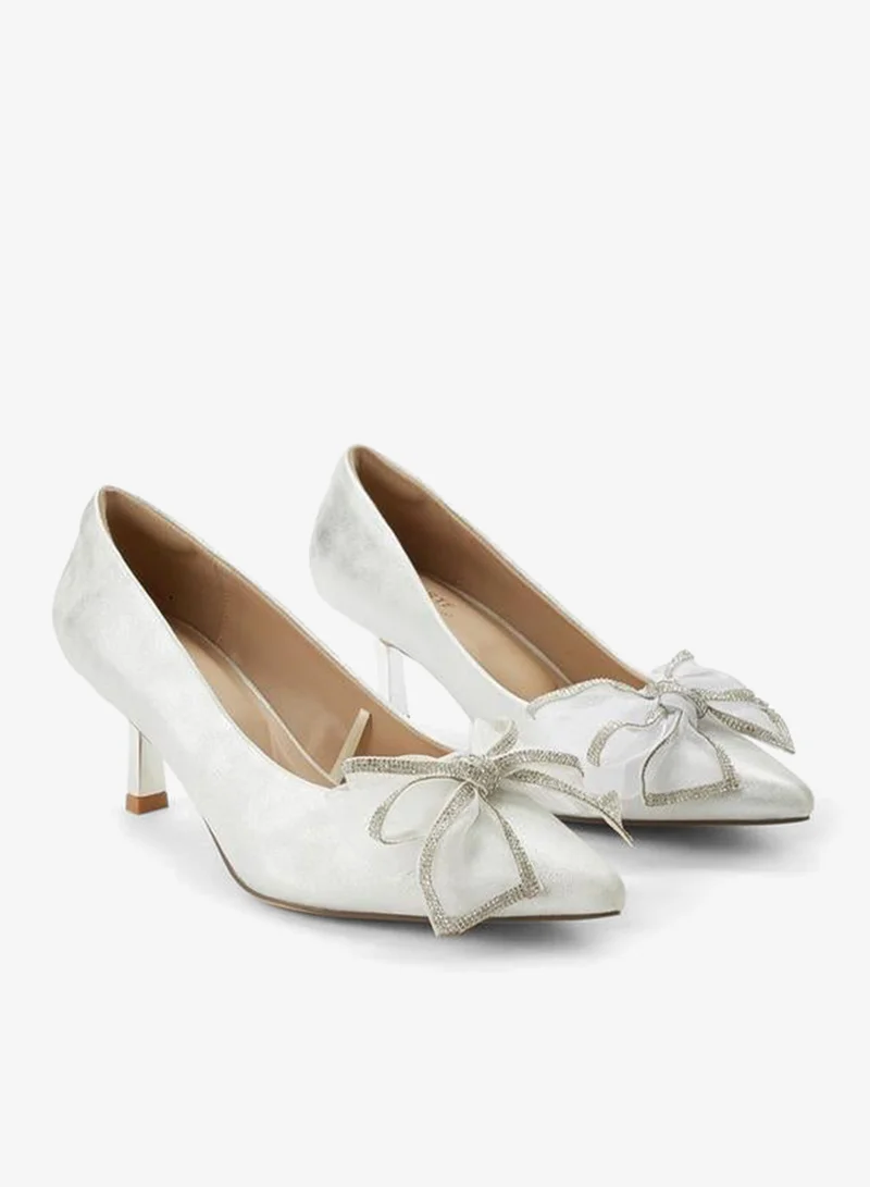 Celeste Women Kitten Heel Pumps Ramadan Collection