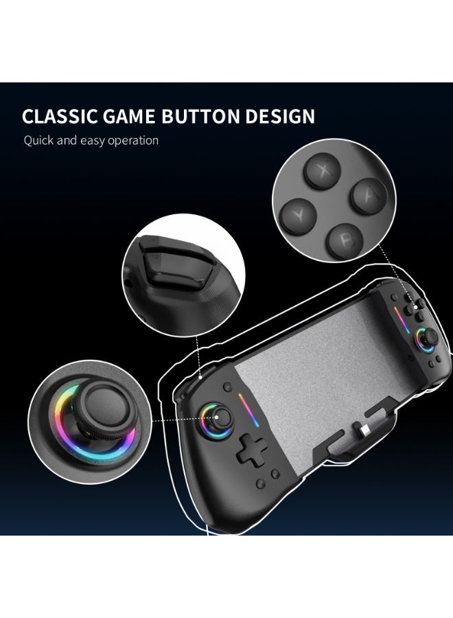 Ipega Switch Wireless Game Controller with RGB Lights, Turbo Function, 6-Axis Gyro Sensor, Sliding Installation, and Enhanced Vibration for an Immersive Gaming Experience  - Image 3