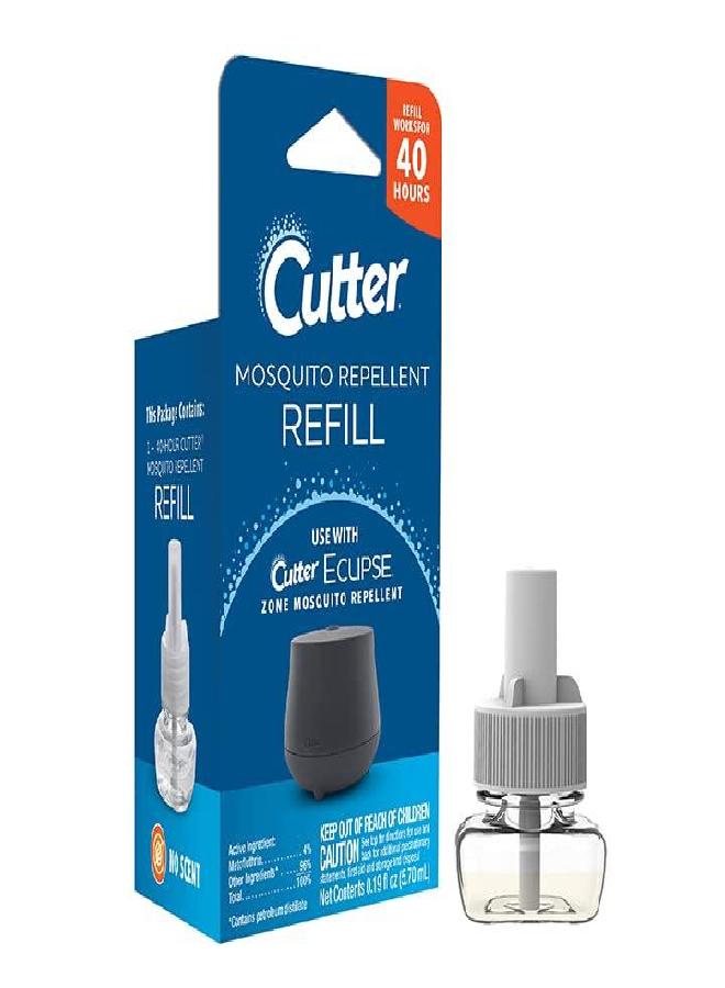 Cutter Mosquito Repellent 40-Hour Refill, Use With Cutter Eclipse Zone Mosquito Repellent Device - Image 1