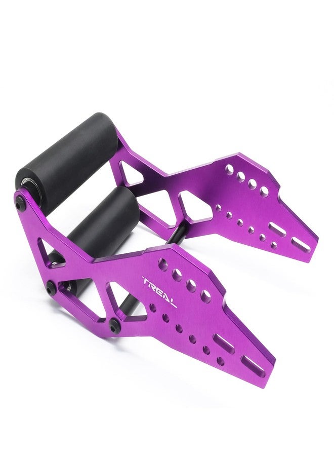 Treal Aluminum 7075 Wheelie Bar Adjustable for Losi LMT (Purple) - Image 1