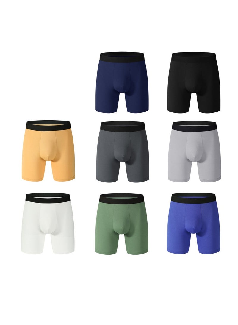 7-Pack Men's Boxer Briefs, Soft Cotton, Breathable Men's Briefs - Image 1