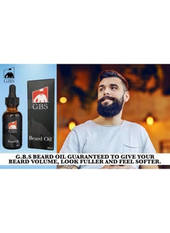 G.B.S Men'S 3N1 Grooming Beard Care Kit Wooden Two Sided Beard And Hair Comb Travel Boar Hair Beard Brush And 1Fl Oz Beard Oil Combo Gift Set  - Image 5