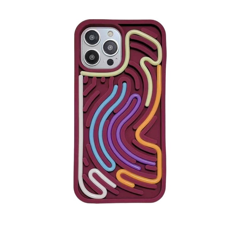 غطاء واقي | تخفيف التوتر | سيليكون حماية من السقوط | مقاوم للصدمات لـ iPhone 15 / 15 Plus / 15 Pro / 15 Pro Max - Image 1