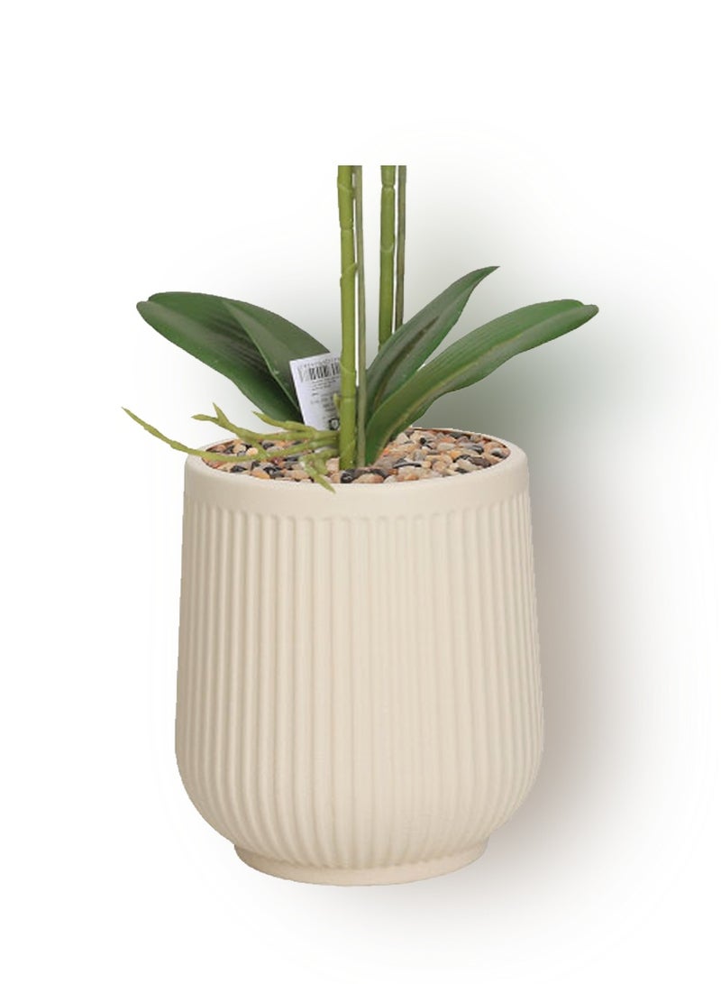 Artificial Orchid Plant with Realistic Design – 70 cm Height – Comes with an Elegant Pot, Ideal for Home and Office Décor - Image 3