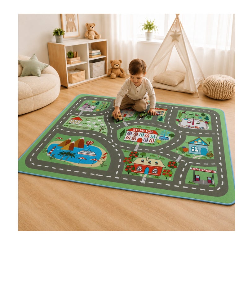 Factory Price - Interactive City Road Play Mat - Image 2
