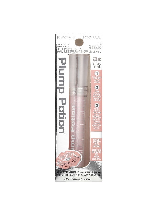 Physician's Formula Physicians Formula, Plump Potion®, Needle-Free Lip Plumping Cocktail, 2214 Pink Crystal Potion, 0.1 oz (3 g)  - Image 2