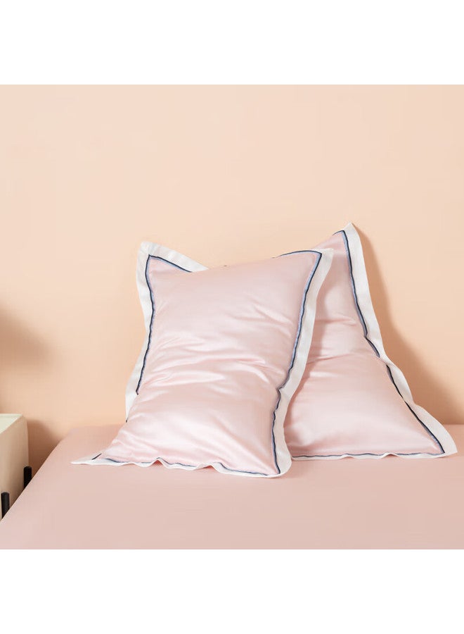 La Torretta Air Conditioning Quilt, Summer Cool Quilt, Washable, 80-count Lenzing Tencel Ice Silk Thin Quilt Core, 150*200cm, Light Apricot Pink - Image 4
