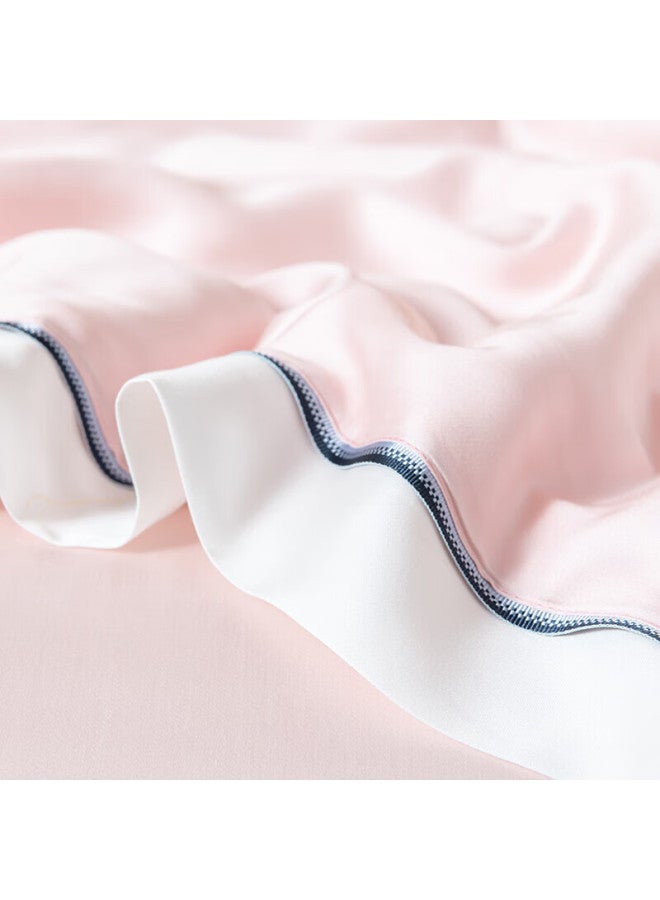 La Torretta Air Conditioning Quilt, Summer Cool Quilt, Washable, 80-count Lenzing Tencel Ice Silk Thin Quilt Core, 150*200cm, Light Apricot Pink - Image 5