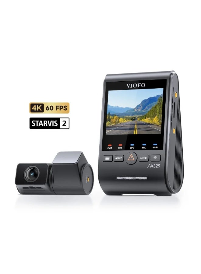 فيوفو A329S | قناتان | 4K أمامية 60 إطار + 2K خلفية - Image 3