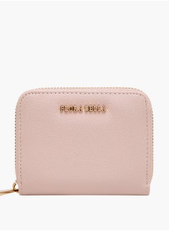 Textured Zip Around Wallet