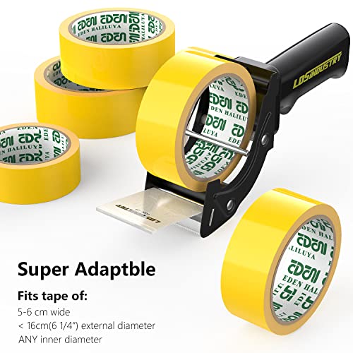 LDS Industry Rapid-Replace Packing Tape Dispenser Gun with Extra Blade, 2IN(50mm) Lightweight Ergonomic Industrial Handheld Heavy Duty Tape Cutter for Carton, Packaging and Box Sealing, Black - Image 3