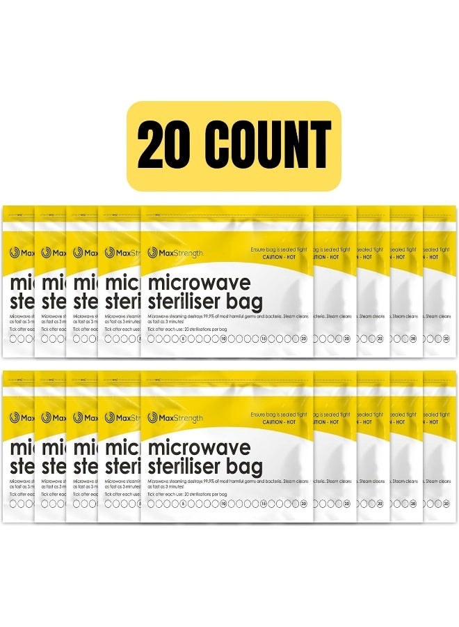 Max Strength Premium Microwave Sterilizer Bags (20pcs) - Image 3