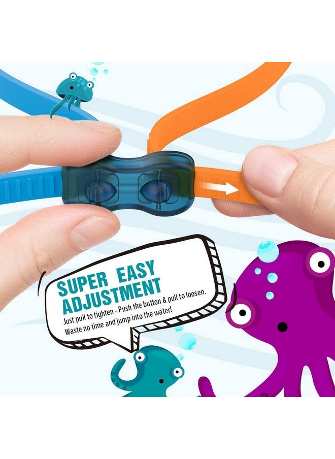 OutdoorMaster Kids Swim Goggles 2 Pack Quick Adjustable Strap Swimming Goggles For Kids F  - Image 5