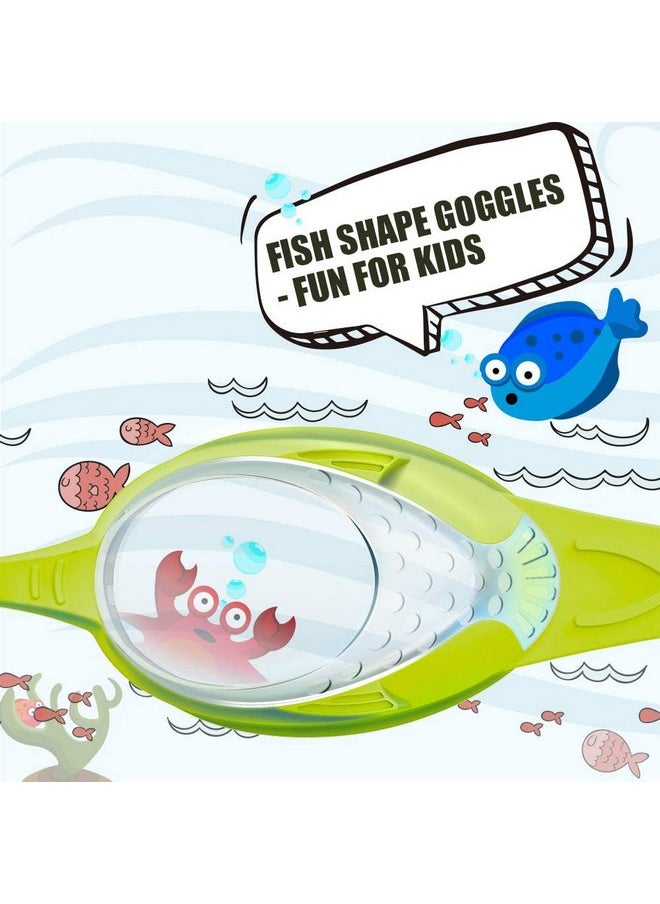 OutdoorMaster Kids Swim Goggles 2 Pack Quick Adjustable Strap Swimming Goggles For Kids F  - Image 4