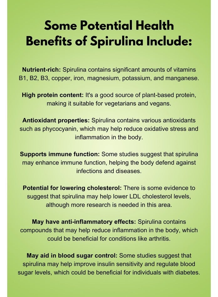 Sorland's Spirulina Powder -75 Gm Complete Natural Superfood - Image 5