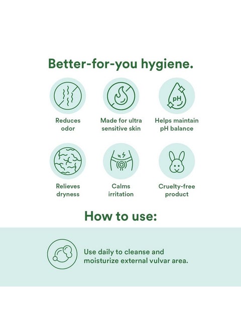 Ultra Sensitive Foaming Ph-Balanced Feminine Wash, Vaginal Soap For Women With Natural Ingredients, Water-Based Gentle Intimate Cleanser, Soothing Feminine Care, 5 Oz (2-Pack)