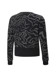 PUMA Alpha Printed Girls Crew Neck Sweatshirt  - Image 2