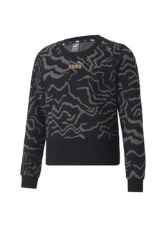 PUMA Alpha Printed Girls Crew Neck Sweatshirt  - Image 1