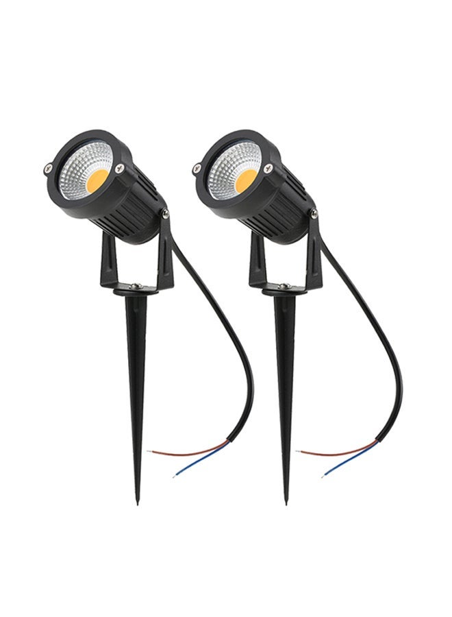 NIBEMINENT 2-Piece Decorative Outdoor LED Spotlight Warm White - Image 1