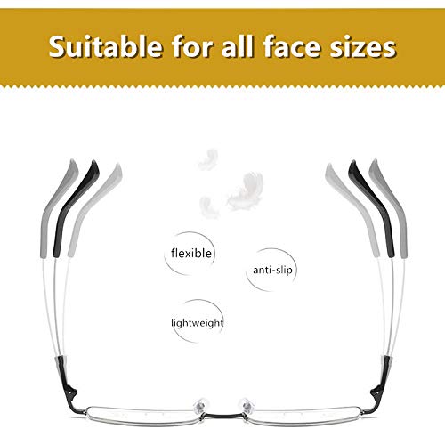 MIRYEA Progressive Multifocus Reading Glasses Blue Light Blocking Computer Readers - Image 2