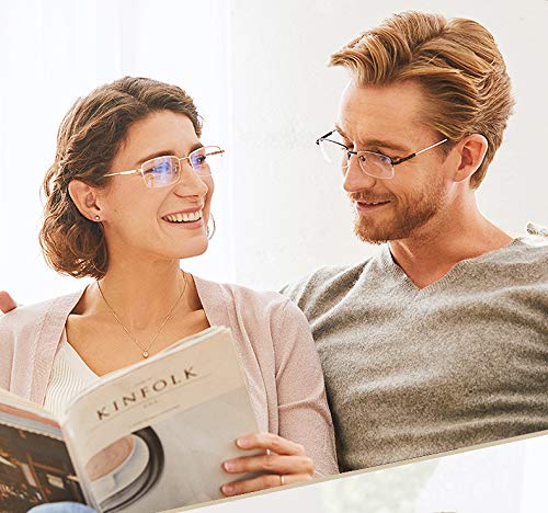 MIRYEA Progressive Multifocus Reading Glasses Blue Light Blocking Computer Readers - Image 4