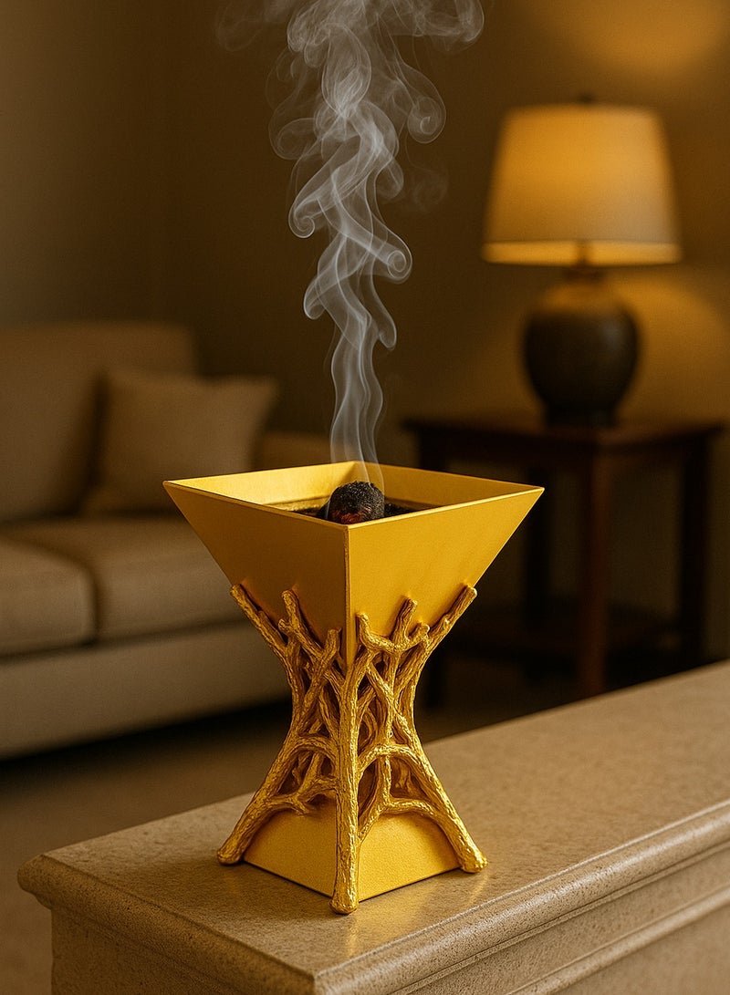 Damanhoor Bakhoor Burner Blend of Elegance and Functionality Perfect for Weddings Homes Offices Serene Spaces like Studies Spas and Yoga Rooms Enhance Any Environment Captivating Design and Soothing Fragrances - Image 1
