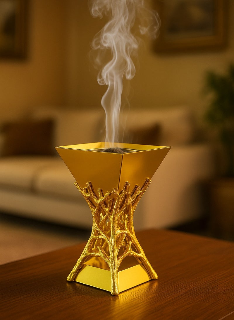 Damanhoor Bakhoor Burner Blend of Elegance and Functionality Perfect for Weddings Homes Offices Serene Spaces like Studies Spas and Yoga Rooms Enhance Any Environment Captivating Design and Soothing Fragrances - Image 2