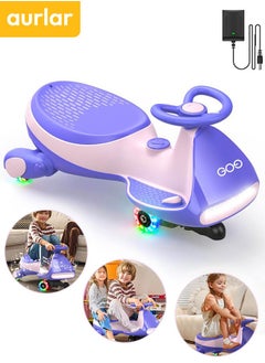 Pink-Purple Electric Wiggle Car