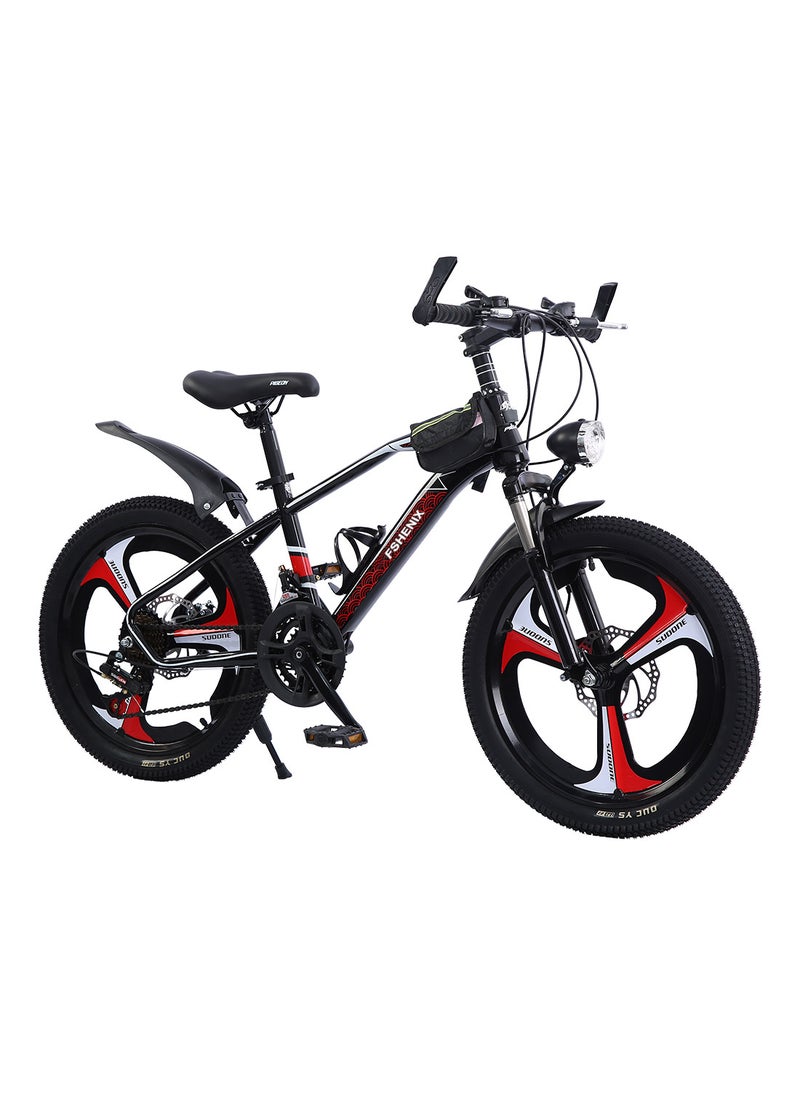 FSHENIX - 18-22 Inch Kids Road Bike High Carbon Steel Mountain Kids' Bike Children's Bicycle Suitable for Girls and Boys with Height 120-160cm Adjustable Seat Wear-Resistant Tires Variable Speed ​​Gear System Sensitive Dual Disc Brakes with Shock Absorber Completely Stable - Image 1