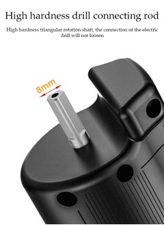 DUNISO Reciprocating Saw Adapter, Electric Drill To Reciprocating Saw Adapter With 3 Replaceable Saw Blades, Electric Drill Conversion Tool Electric Saw Converter For Wood, Metal, Plastic, Bone, Leather, Hand Drill To Electric Saw, Saber Saw To Reciprocating Saw Electric Woodworking Handheld Multi-Function Conversion Head  - Image 4