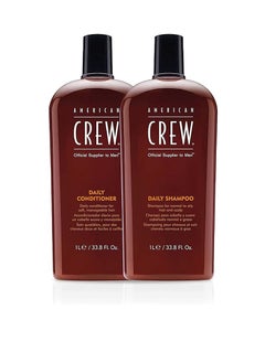 Men's Shampoo and Conditioner Set by American Crew, Daily Moisturizing Set, 33.8 Fl Oz Each - pzsku/Z9B2BBBB06638AF9CE471Z/45/_/1734855855/4312c7ab-211d-4544-8156-f5a24ed1331f