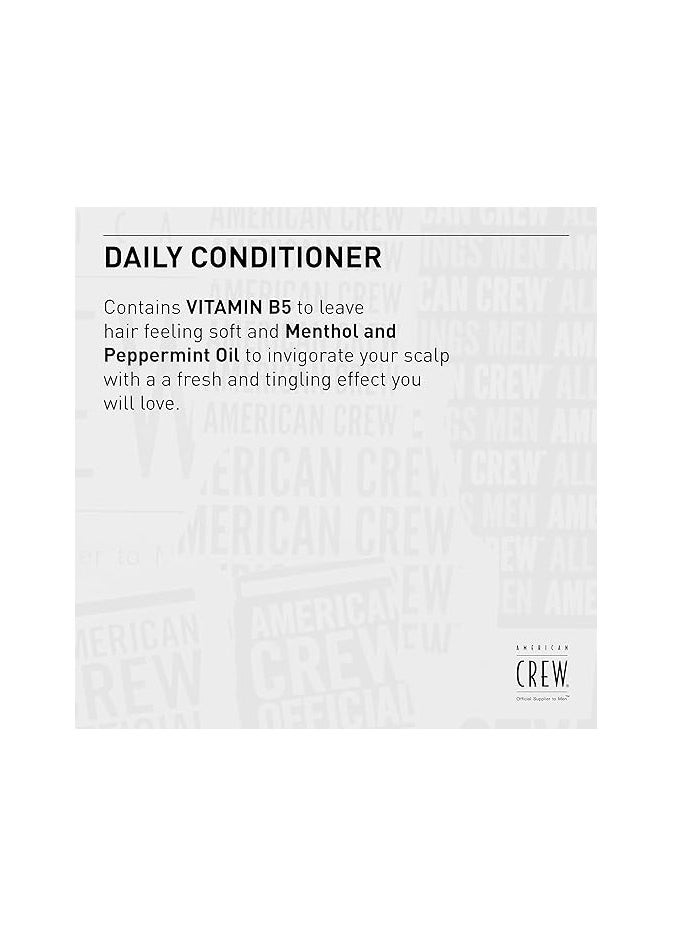 AMERICAN CREW - Men's Shampoo and Conditioner Set by American Crew, Daily Moisturizing Set, 33.8 Fl Oz Each - Image 1