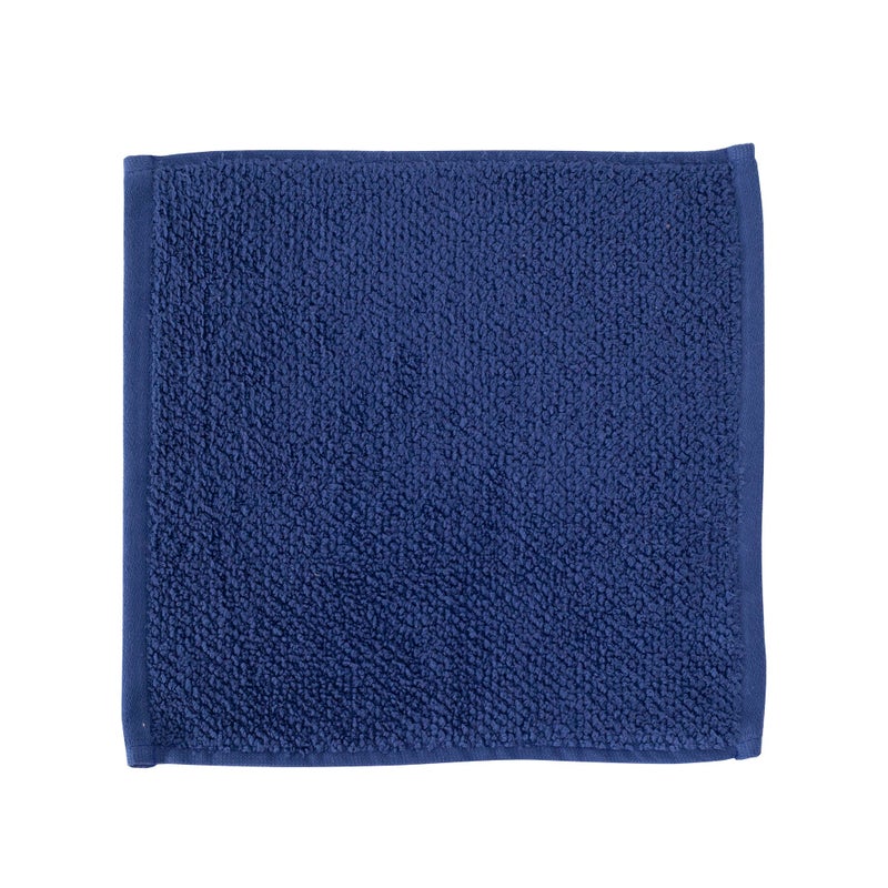 maspar 100% Cotton Windsor Face Towel, 1 pcs, 30 x 30 cm, Blue - Image 2
