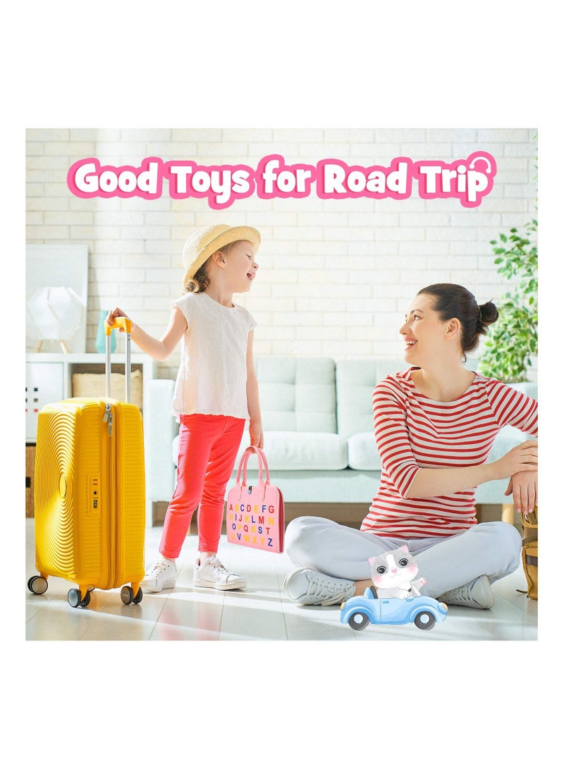 SYOSI Busy Board for Toddlers, Preschool Toys Common Sense of Life Dressing and Tying Shoelaces, Felt Bag Educational Learning Toys for Kid  - Image 5
