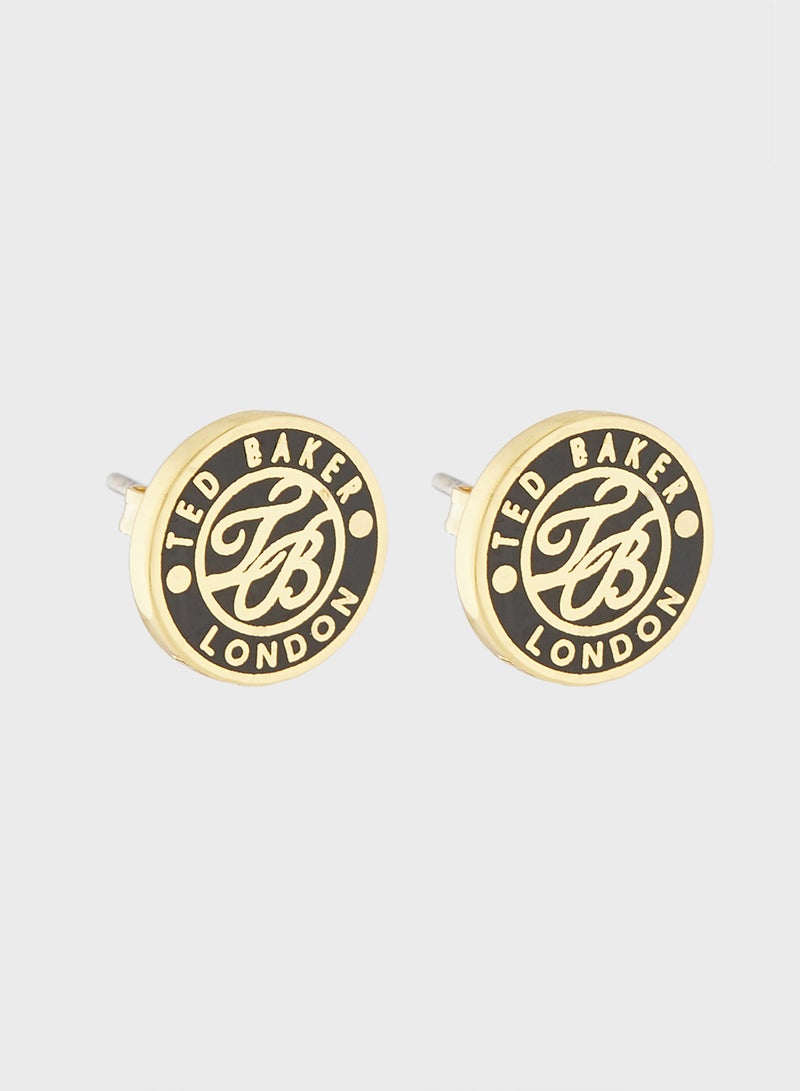 Ted Baker Monogram  Detail Stud Earrings  - Image 1