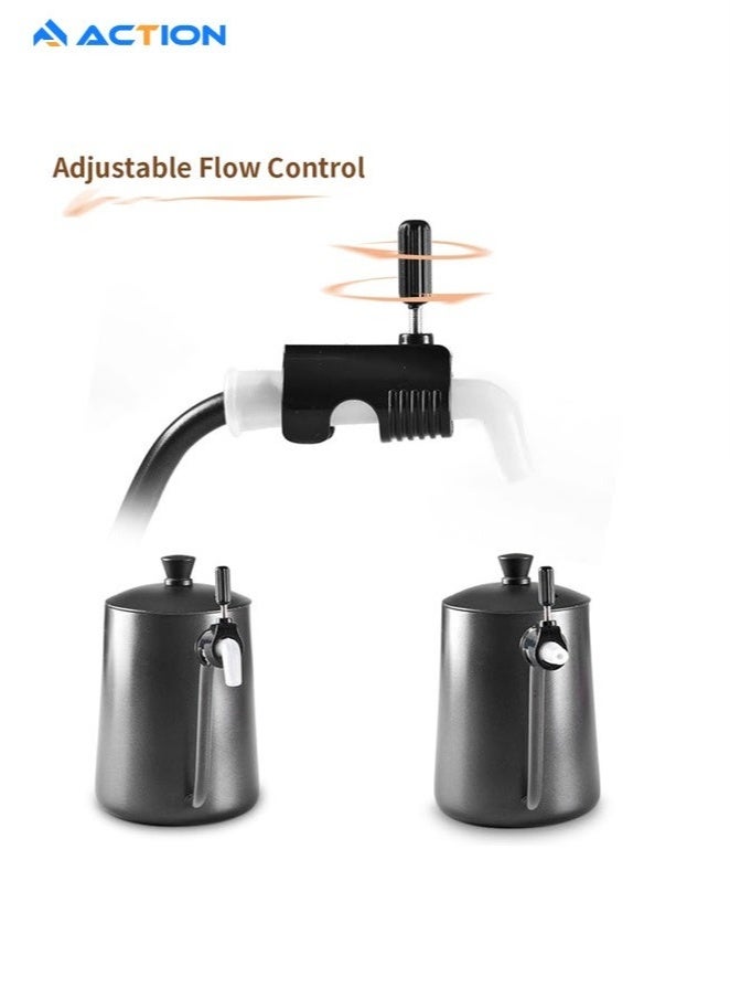 Coffee Dripping Pot Restrictor Nozzle Adjustable Flow Pourers Compatible Replacement Part Specialty Coffee Drip Jugs Kettle Gooseneck - Image 2