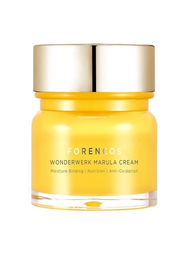 Forencos [FORENCOS] Wonderwerk Marula Cream 1.69 fl. oz. (50ml - Containing Marula Oil & Hoeny & Proplis Extracts & Hyaluronic Acid, Deep Moisturizing and Nourishing Facial Cream - Image 1