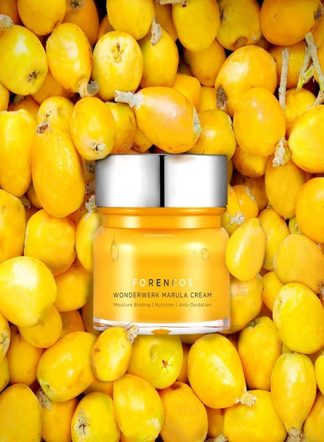 Forencos [FORENCOS] Wonderwerk Marula Cream 1.69 fl. oz. (50ml - Containing Marula Oil & Hoeny & Proplis Extracts & Hyaluronic Acid, Deep Moisturizing and Nourishing Facial Cream - Image 3