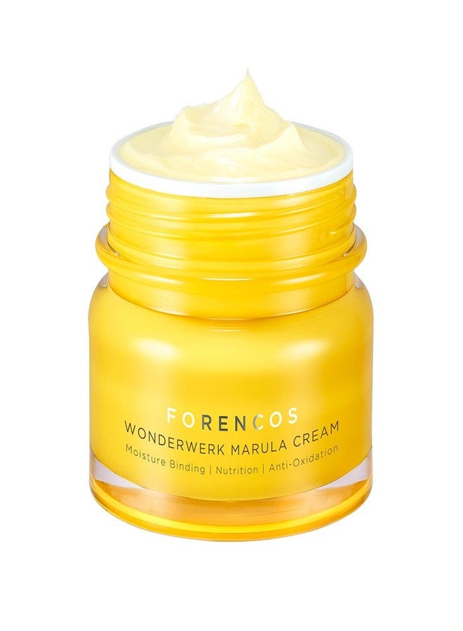 Forencos [FORENCOS] Wonderwerk Marula Cream 1.69 fl. oz. (50ml - Containing Marula Oil & Hoeny & Proplis Extracts & Hyaluronic Acid, Deep Moisturizing and Nourishing Facial Cream - Image 2