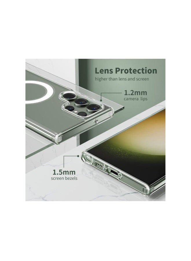 أكاليكس جراب صلب متوافق مع الشحن اللاسلكي لهاتف Samsung Galaxy S24 Ultra - Image 3