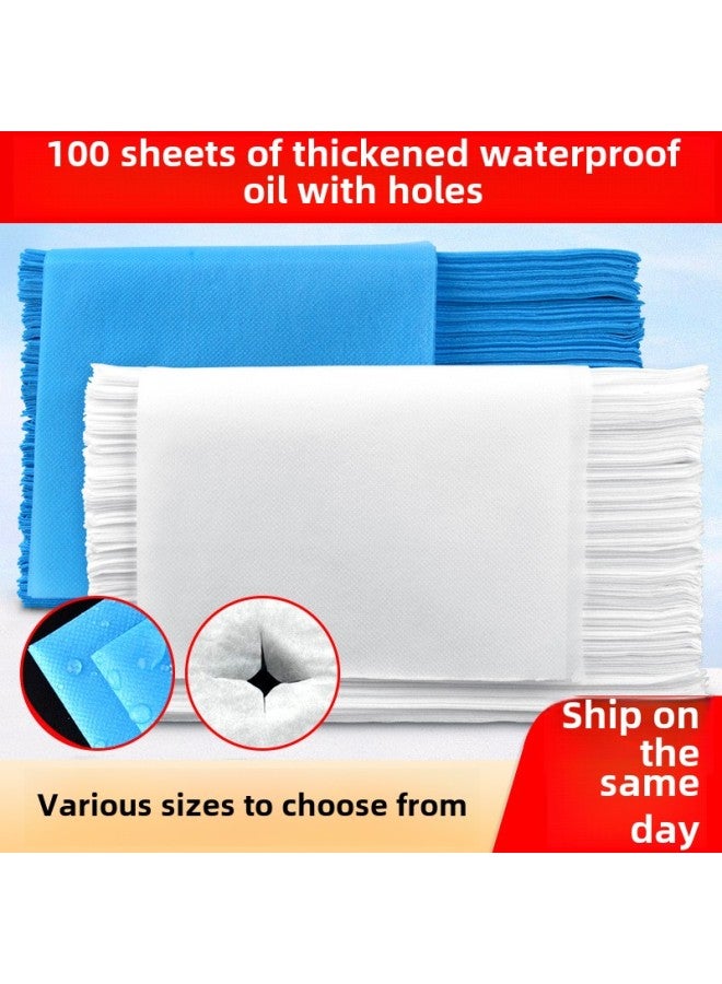 Disposable Bed Sheet Beauty Salon Waterproof And Oil-proof Breathable Non-woven Massage Bed Massage Bed Thickened Dirty 100-Color:1.5*1.8m White Soft And Breathable 【10 Pieces】】 - Image 2
