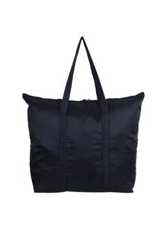 Kuber Industries Kuber Industries Shopping Bag|Folding Travel Bag|Polyester Shopping Bag for Grocery|Carrying Bag With Front Small Pocket (Black)  - Image 4