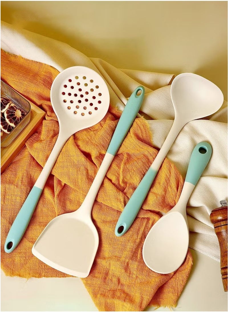 JOGAMS 4 Pcs Cooking Utensils Set Heat Resistant Silicone Spatula Tools Set - Image 1