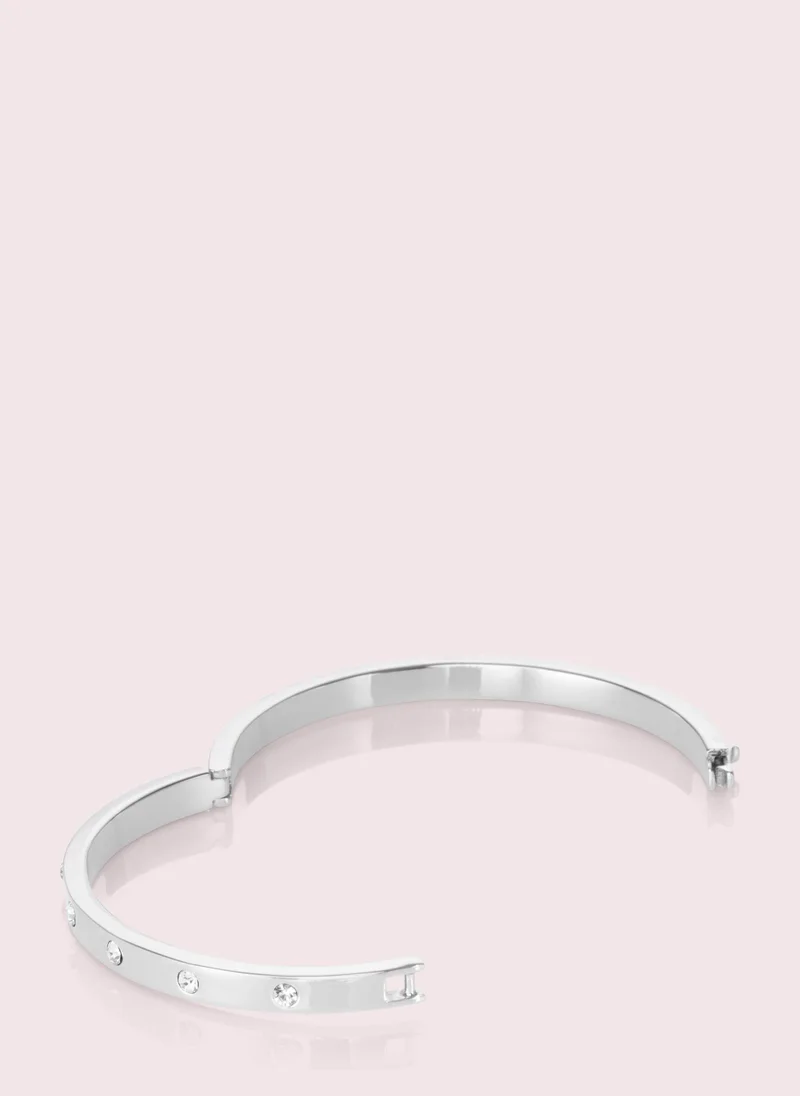 Kate Spade Metal Stone Hinged Bangle