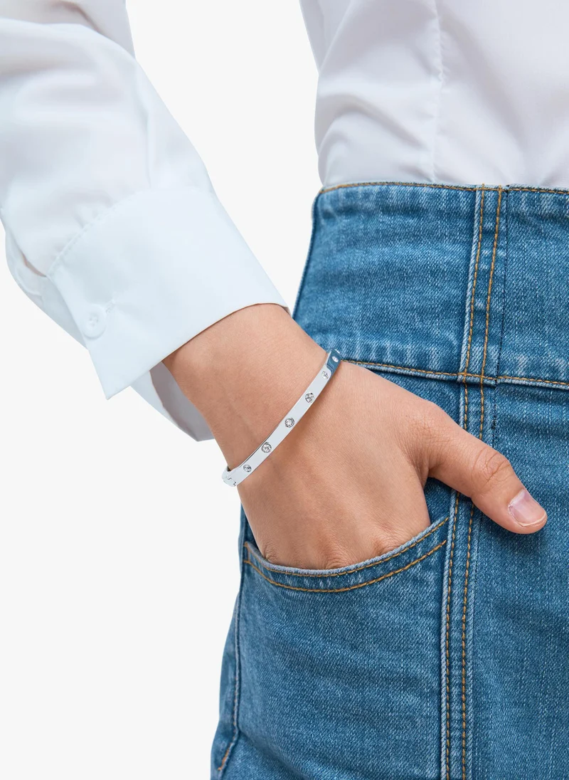 Kate Spade Metal Stone Hinged Bangle