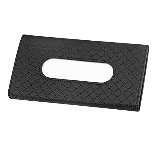 SARTE Car Tissue Paper Holder, Sun Visor Napkin Holder, Car Visor Tissue Holder, Tissue Box Holder for Car (Black) - Image 2